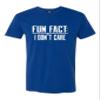 3X-Large Royal Mens Fun Fact I Don't Care Funny Deluxe Soft T-Shirt view 1