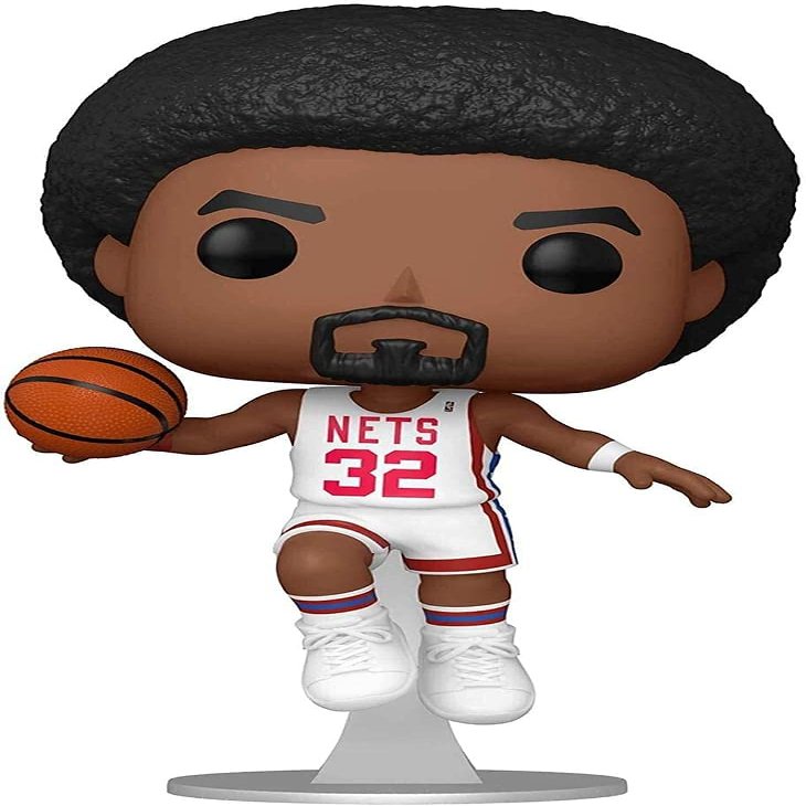 Funko POP NBA: Legends - Julius Erving (New York Nets Home Jersey) Collectible Vinyl Figure,Multicolor, 2.5 x 2.5 x 3.75 inches