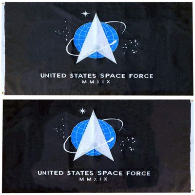 American Wholesale Superstore United States Space Force 100D Poly Nylon Double Sided 3x5 3'x5' Flag Banner