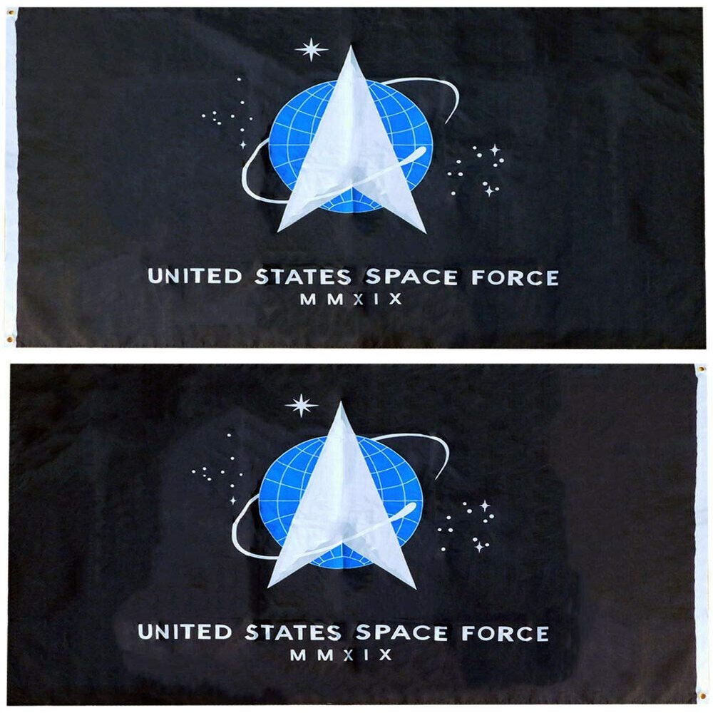 American Wholesale Superstore United States Space Force 100D Poly Nylon Double Sided 3x5 3'x5' Flag Banner