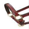 Grewal Equestrian Triple Stitched Leather Halters (Cherry, Oversize) view 2