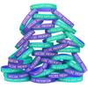 SayitBands One Hundred (100) Suicide Prevention Wristband Bracelets view 1