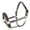 Grewal Equestrian Triple Stitched Leather Halters (Havana, Full) view 1