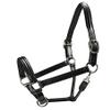 Grewal Equestrian Triple Stitched Leather Halters (Black, Full) view 1