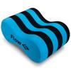 Flow Swim Gear Training Pull Buoy - Pull Float for Pool Lap Swimming in Adult and Junior Sizes (Blue/Black, Adult) view 1