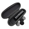 BrownCastle Premium Colored Crokinole Disc Set of 13 in Hard Shell Zipper Case (Black)