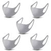 igozen 5 Pack Adult Nanosase G Sports face Masks Unisex BNS Poly Spandex Nano 3D Face Mask. (5 Gray, G Sports) view 1