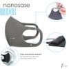 igozen 5 Pack Adult Nanosase G Sports face Masks Unisex BNS Poly Spandex Nano 3D Face Mask. (5 Gray, G Sports) view 4