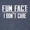 3X-Large Navy Blue Mens Fun Fact I Don't Care Funny Deluxe Soft T-Shirt view 3