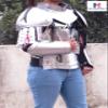 Nautical-Mart Fantasy Costume Lady Steel Armor Full bracers, pauldrons, Gorget, Cuirass view 3