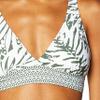 Anne Cole Marilyn X Back Bikini Top Green Combo XS view 2