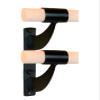 Athletic Bar Double Bar Fixed Height Wall Mount Ballet Barre System Traditional Wood, 3 FT Long, 1.5" Diameter (Black) view 3