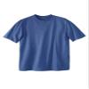 KingSize Men's Big & Tall Shrink-Less Lightweight Crewneck T-Shirt - 3XL, Heather Navy view 1