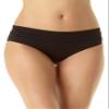 Anne Cole - Convertible High Waist Shirred Swim Bottom Blue view 3