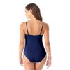 Anne Cole Shirred Lingerie Maillot Navy 16 view 2