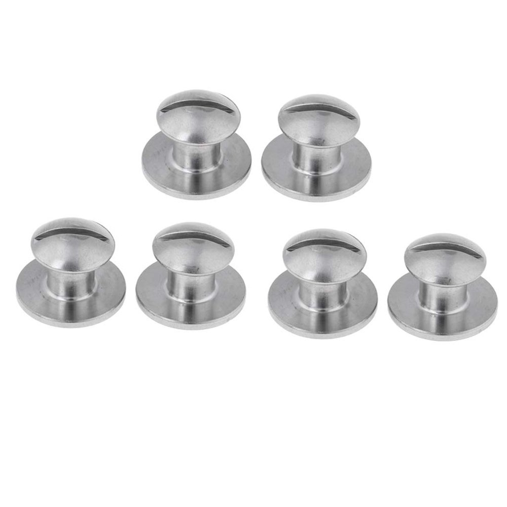 Baosity 6pcs Tech Scuba Diving Diver BCD Backplate Book Screws Accessories M7x10mm