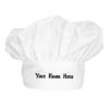 ChefsCloset Custom Embroidered Chef Hat, Custom Poplin Floppy Chef Hats, White Chef Hat Unisex Men or Women view 1