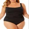 Anne Cole Women's Monokini, Black, 16W view 1