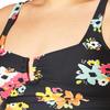 Anne Cole Ruched U Trim One Piece Swimsuit Multi Print view 2