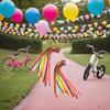Pssopp 1 Pair Kid's Rainbow Bike Streamers, Simple Installation Childrens Bike Streamers Grips Tassels Kids Bike Accessories(Multi Color) view 2