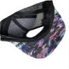 August Caps New Pink Hawaiian Floral Print Tropical Snapback Trucker Mesh Hat Cap Flat Brim view 2
