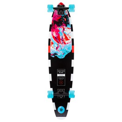 Sector 9 Longboards Cosmos Cutback Fiberglass Complete Cruiser Skateboard 8.365" x 37.5"