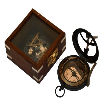 Personalized Nautical Compass - Engraved, Perfect for Groomsmen, Weddings, Hiking, Corporate & Retirement Gifts