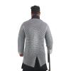 THE MEDIEVALS 10 MM ID Butted Chainmail Hauberk Full Sleeve Shirt Mild Steel - Zink Finish, X-Small view 3