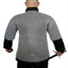THE MEDIEVALS Chainmail Haubergeon Half Sleeve Shirt Mild Steel 10 MM ID Butted Ring - Natural Oiled Finish, X-Small view 3