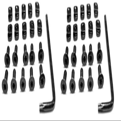 20pcs MLOK Compatible Rail Mount Screws and Nuts Standard Length Camming T Nut Replacement