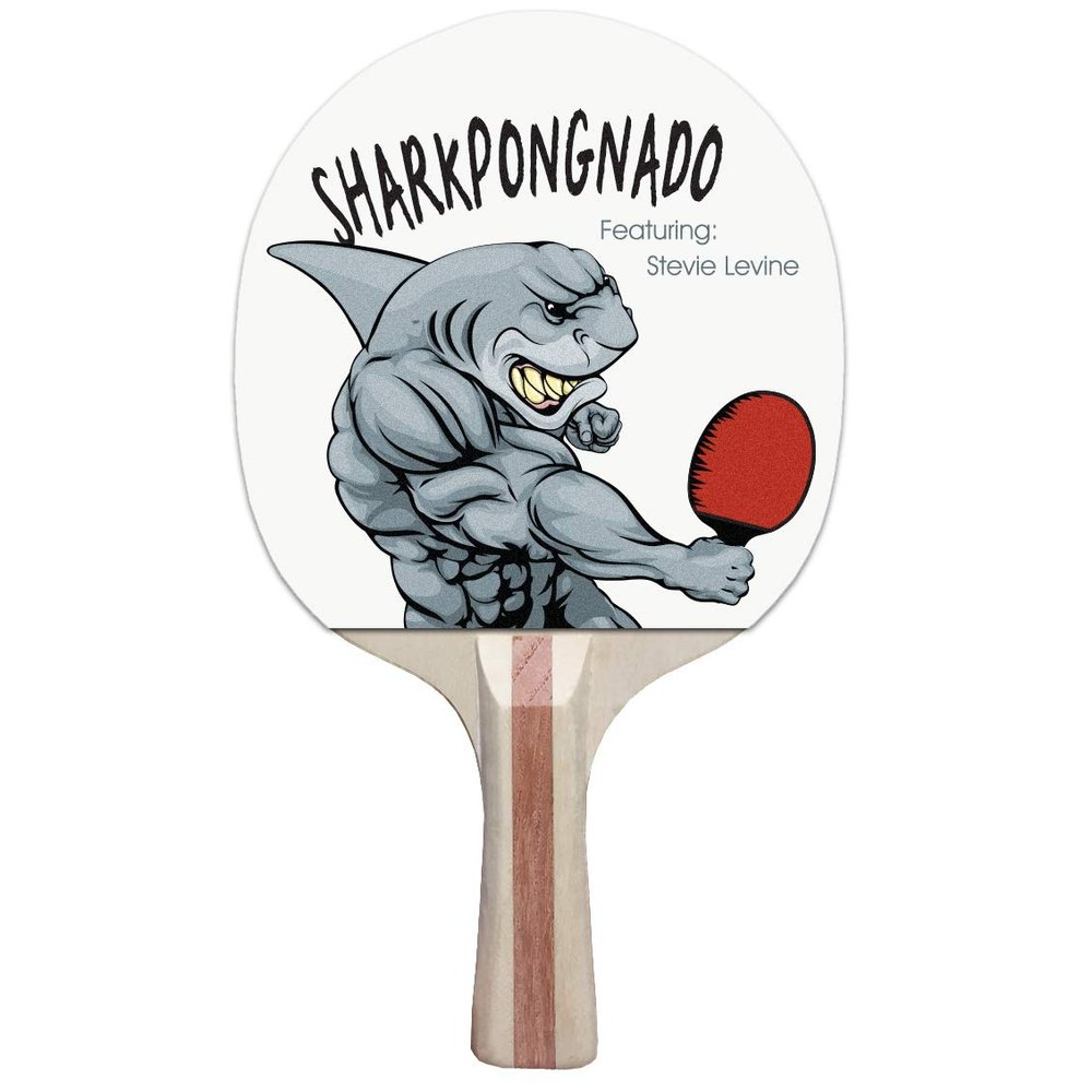 Infusion Custom Colorful Design Ping Pong Paddle, Premium 5 Ply Direct Imprint Personalization on Table Tennis Racket