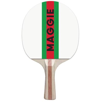 Infusion Custom Classic Design Ping Pong Paddle, Premium 5 Ply Direct Imprint Personalization on Table Tennis Racket