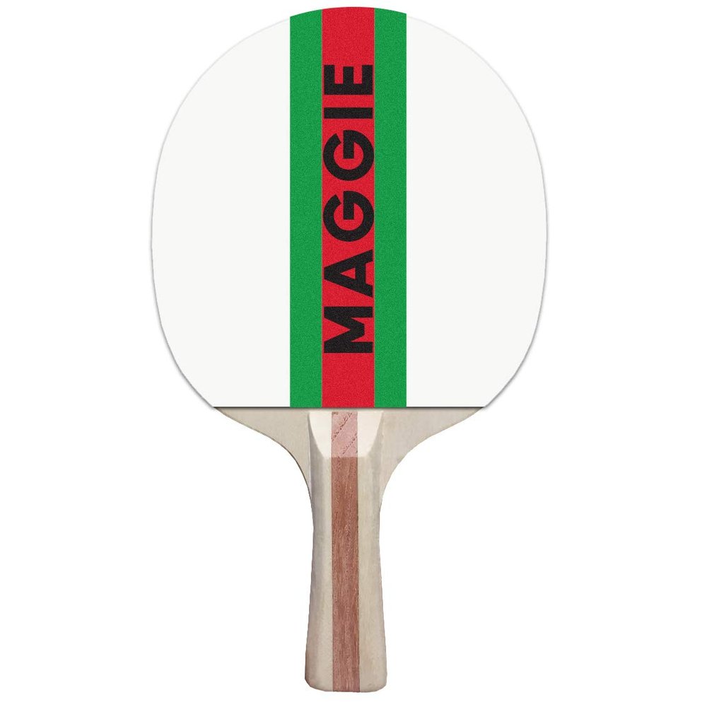 Infusion Custom Classic Design Ping Pong Paddle, Premium 5 Ply Direct Imprint Personalization on Table Tennis Racket