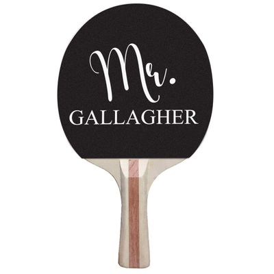 Infusion Custom Black, White and Color Design Ping Pong Paddle, Premium 5 Ply Direct Imprint Personalization on Table Tennis Racket