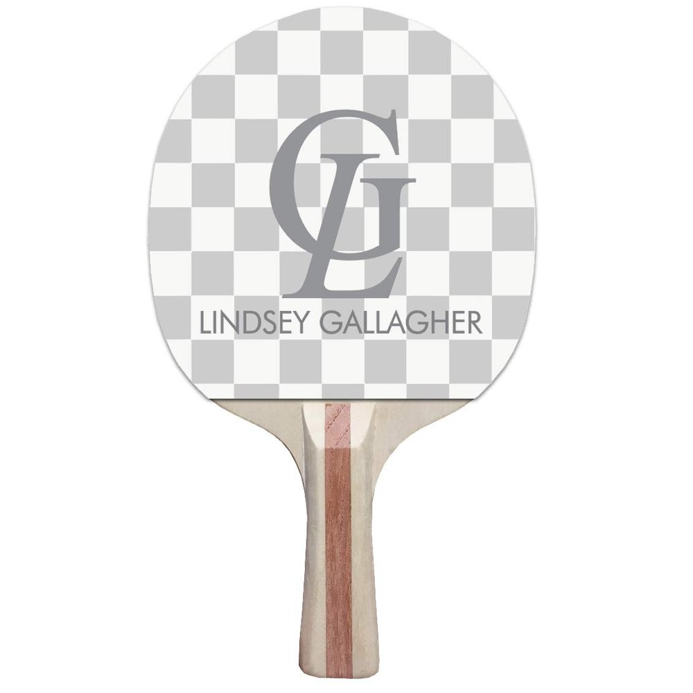 Infusion Custom Classic Design Ping Pong Paddle, Premium 5 Ply Direct Imprint Personalization on Table Tennis Racket