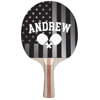 Infusion Custom Black, White and Color Design Ping Pong Paddle, Premium 5 Ply Direct Imprint Personalization on Table Tennis Racket