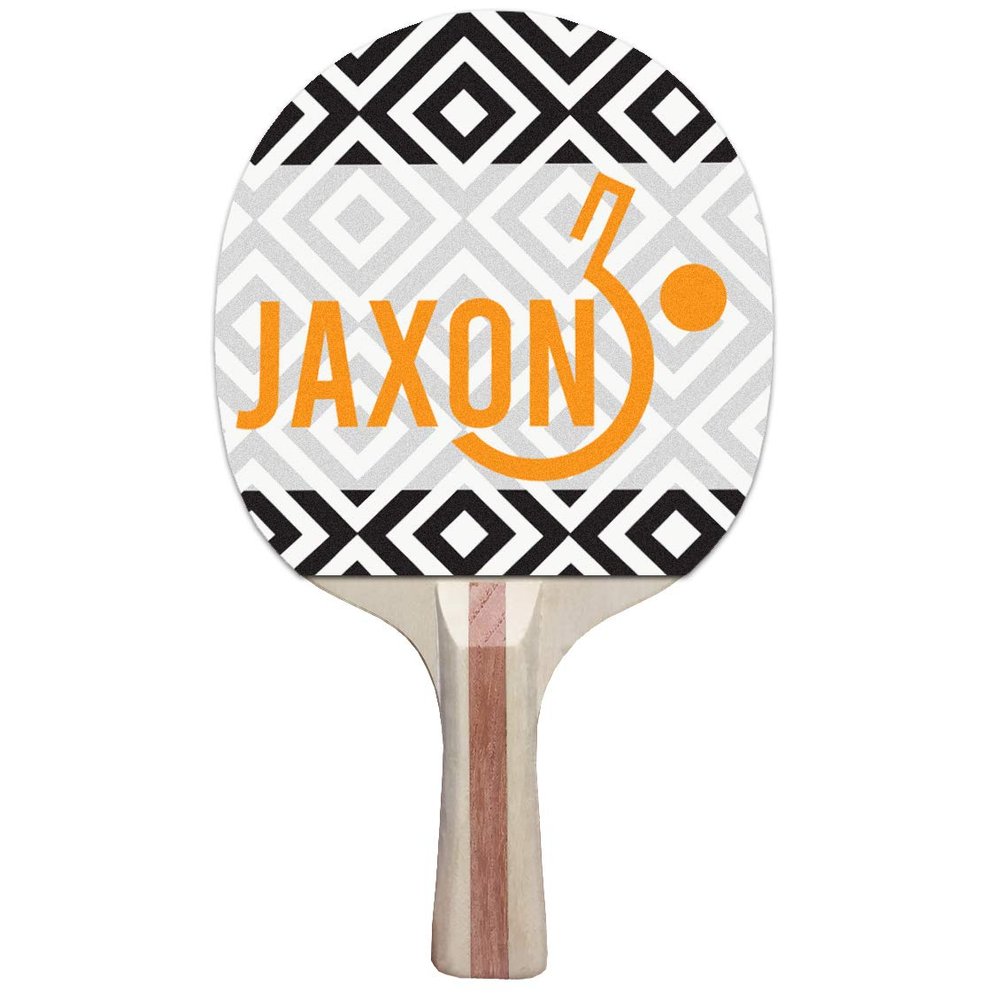 Infusion Custom Classic Design Ping Pong Paddle, Premium 5 Ply Direct Imprint Personalization on Table Tennis Racket