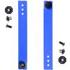 [1 Pair] HolsterSmith - (5.75 inch) - IWB Soft Belt Loops - (Blue)  HD Ruberized Nylon - w/Pull-The-Dot Security Snaps & Mounting Hardware - (Fits 1.25-2.0 inch Belts (Adjustable) view 1