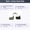 Bike Brake Pads Resin for SRAM HDR, Apex, CX1, Etap, Force1, Force 22, Red22, B1, Rival 1, Level view 2