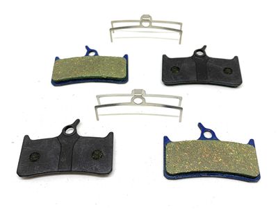 2 Pairs Bike Brake Pads Resin for Shimano M03 XT BR-M755, Grimeca System 8, Sram Mechanical 9.0, Hope Mono M4, Tech M4, Stealth Race E4, Tech4 E4, Promax DSK-930, Trickstuff, The Cleg