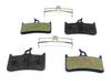 2 Pairs Bike Brake Pads Resin for Shimano M03 XT BR-M755, Grimeca System 8, Sram Mechanical 9.0, Hope Mono M4, Tech M4, Stealth Race E4, Tech4 E4, Promax DSK-930, Trickstuff, The Cleg view 1