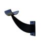 Athletic Bar Single Bar Fixed Height Wall Mount Ballet Barre System Traditional Wood, 12 FT Long, 2.0" Open Brackets Black view 2