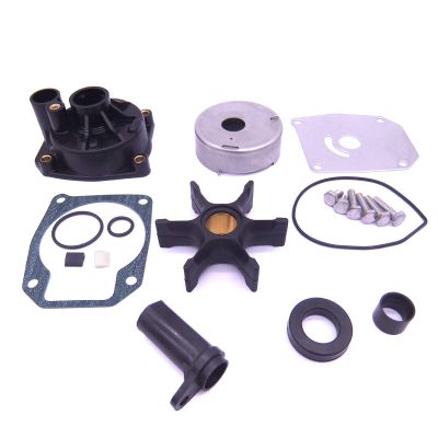 Boat Motor 432955 432956 777804 438602 438591 0432955 0432956 0438602 0438591 0777804 Water Pump Repair Kit with Housing for Evinrude Johnson OMC BRP 60HP 65HP 70HP 75HP Outboard Engine, fit 18-3389