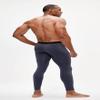DEVOPS Men's Thermal Compression Pants, Athletic Leggings Base Layer Bottoms with Fly (X-Large, Black/Charcoal) view 2