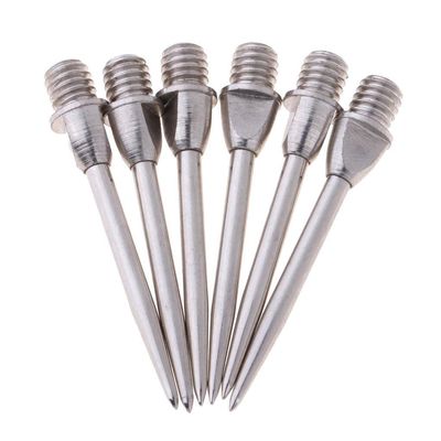 freneci 6-Counted Hammer Head Tips Replacement Conversion Points for Darts - Silver