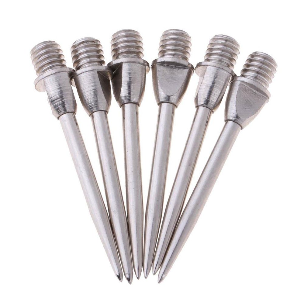 freneci 6-Counted Hammer Head Tips Replacement Conversion Points for Darts - Silver