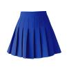 TONCHENGSD Women's High Waist Pleated Mini Skirt Skater Tennis Skirt (Royal Blue, S) view 1