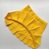 TONCHENGSD Women's High Waist Pleated Mini Skirt Skater Tennis Skirt (Yellow, M) view 4