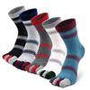 Artfasion Men's Toe Socks Cotton Fun Casual Athletic Running Ankle Five Finger Crew Socks 5 Pair 9-12