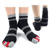 Artfasion Men's Toe Socks Cotton Fun Casual Athletic Running Ankle Five Finger Crew Socks 5 Pair 9-12 view 4